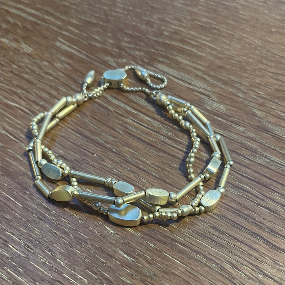 Kendra Scott Gold Beaded Bracelet